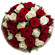 bouquet of red and white roses. Nicaragua