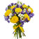 bouquet of yellow roses and irises. Nicaragua