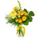 Yellow bouquet of roses and chrysanthemum. Nicaragua