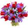 bouquet of tulips and irises. Nicaragua